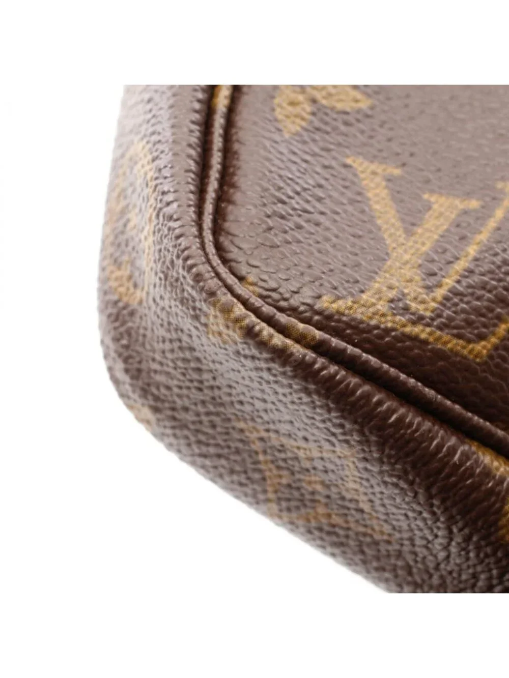 Louis Vuitton Handbag Pochette Accessory Soir Canvas Leather LV Takashi Murakami